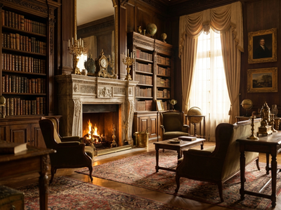 AI Old Money Mansion Photo