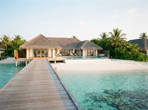 AI Maldives Beach Villa Photo