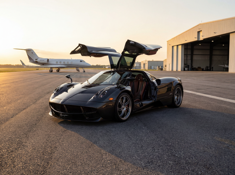 AI Pagani Huayra Private Jet Photo