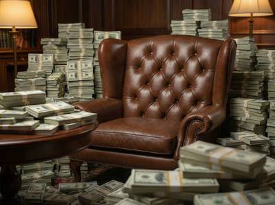 AI Room Filled With Cash Photo