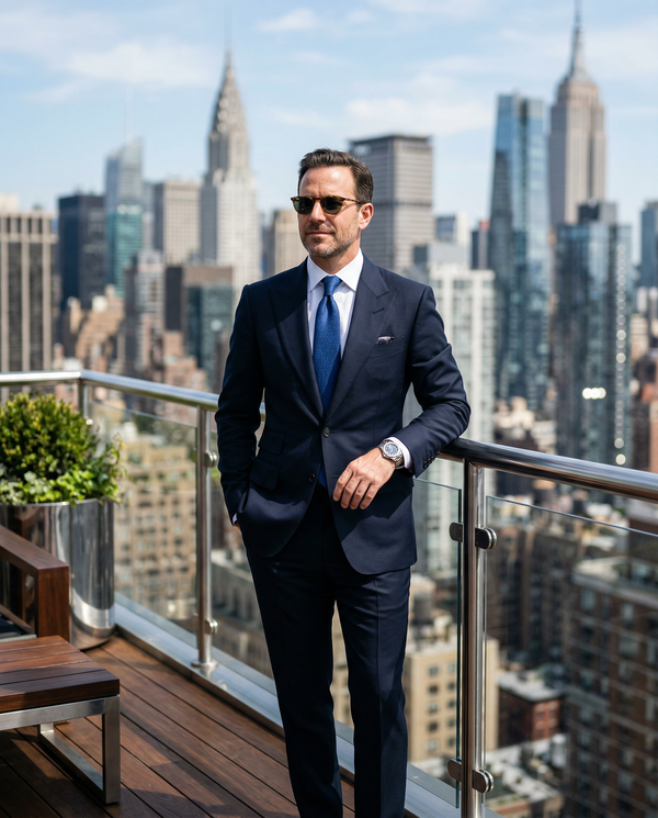 Luxury penthouse terrace dating profile photo