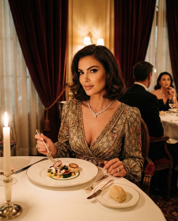 Michelin star dining experience with exquisite culinary presentation