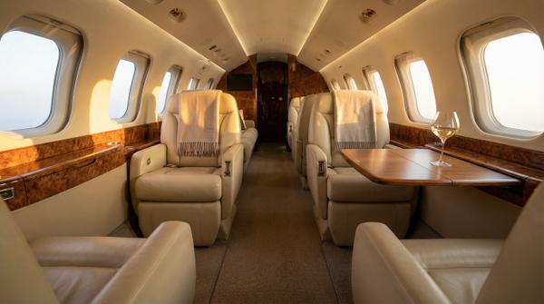 Luxury jet seating designed for a cinematic experience